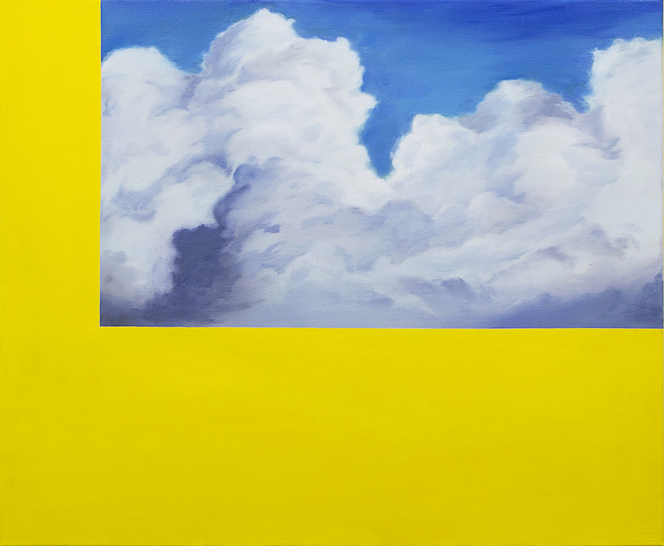 Digital cloudsOil on canvas71 cm x 87 cm2018